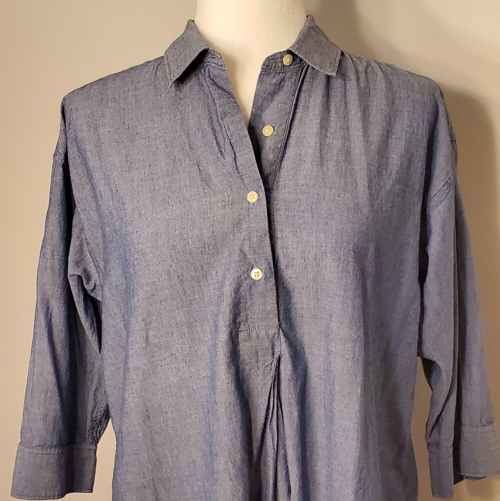 Gap denim maternity tunic